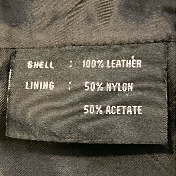 Vintage JLC Outerwear New York Black Leather Zip Front Jacket - Sz M - Picture 4 of 6